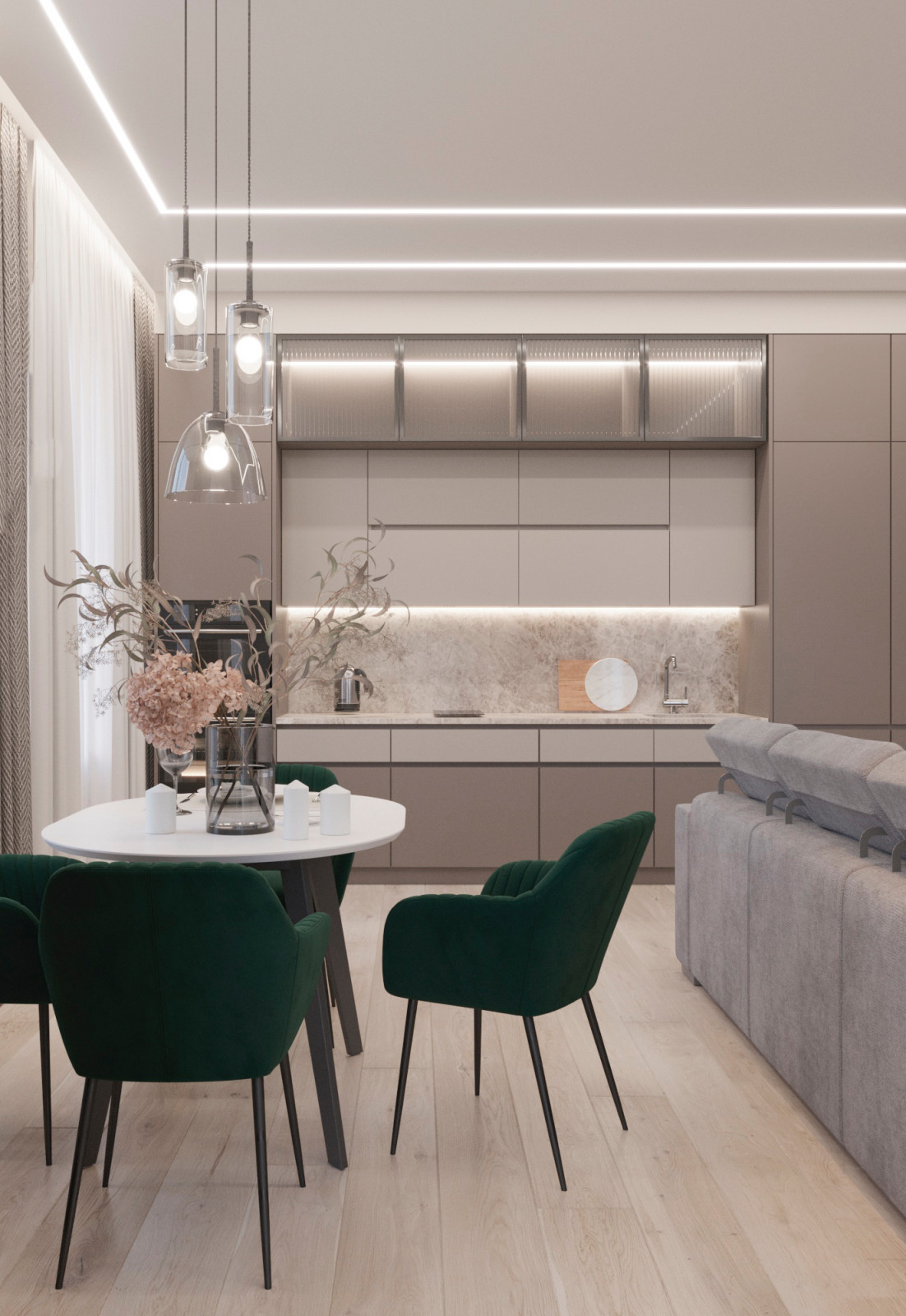 Интерьер квартиры в жк На Трудовой