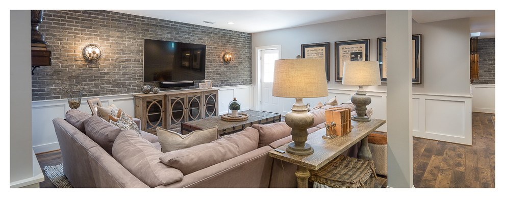 Inspiration for a rustic home design remodel in DC Metro