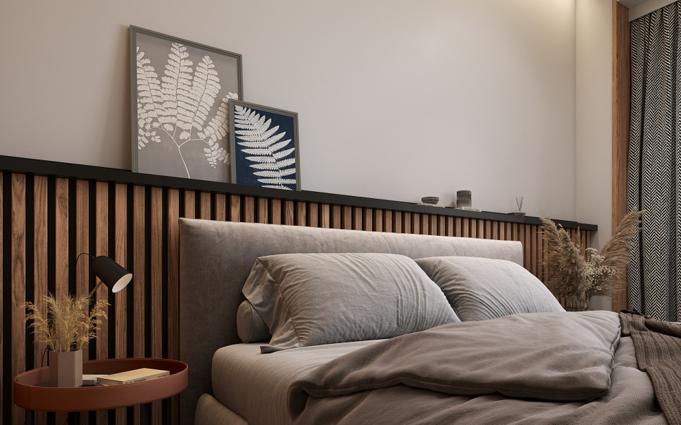 Квартира с зелеными акцентами