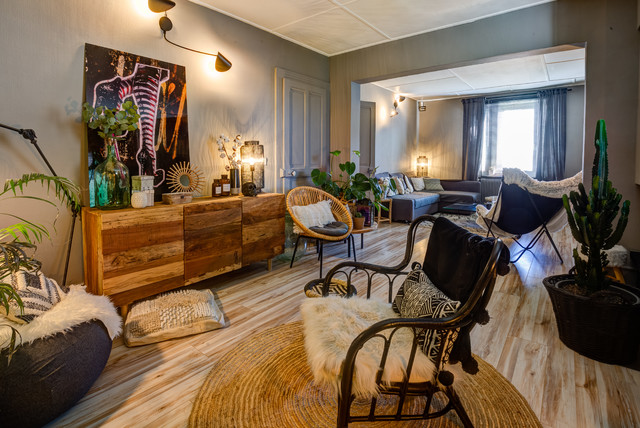 Salon Bohemian exotisk-vardagsrum