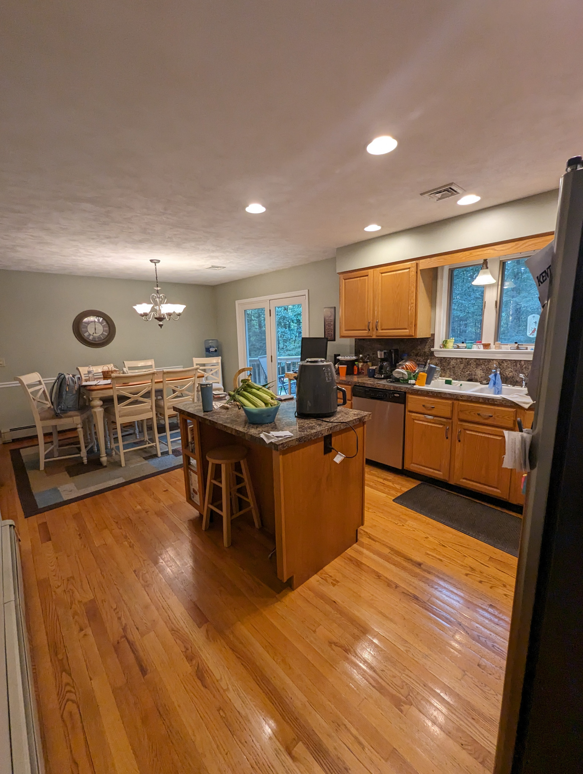 Warm White & Wood Kitchen Remodel Harrisburg, PA
