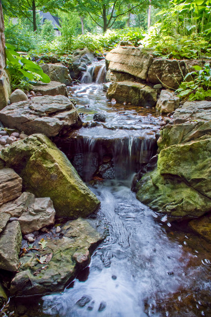 Suburban Woodsy Waterfall and Stream - Eclectic ...