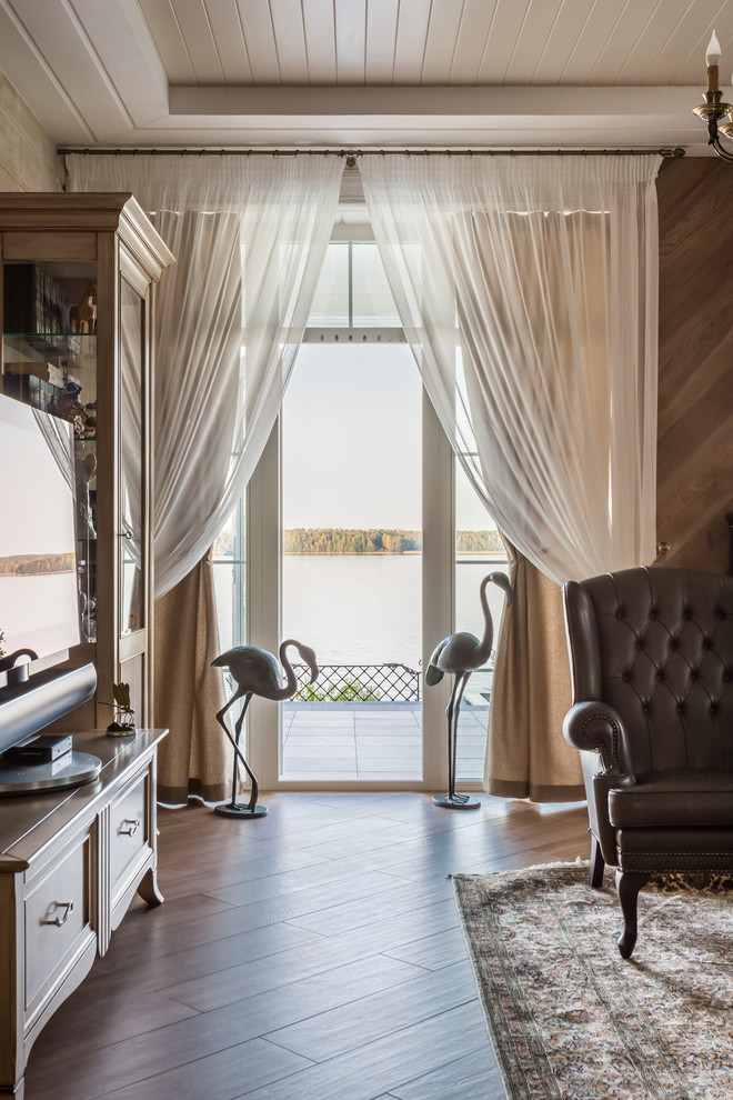 Интерьер загородного дома у моря