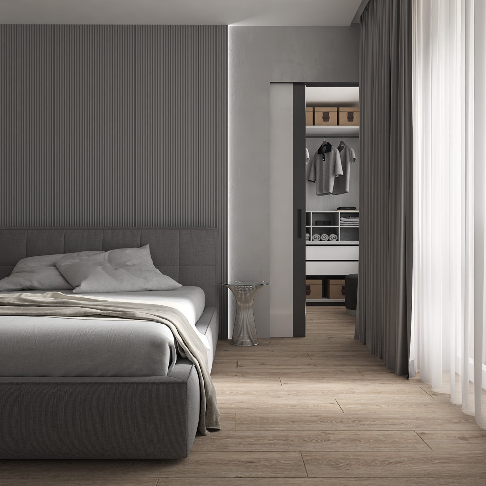 Этюд в теплых тонах: 4-комнатная квартира 106 м2