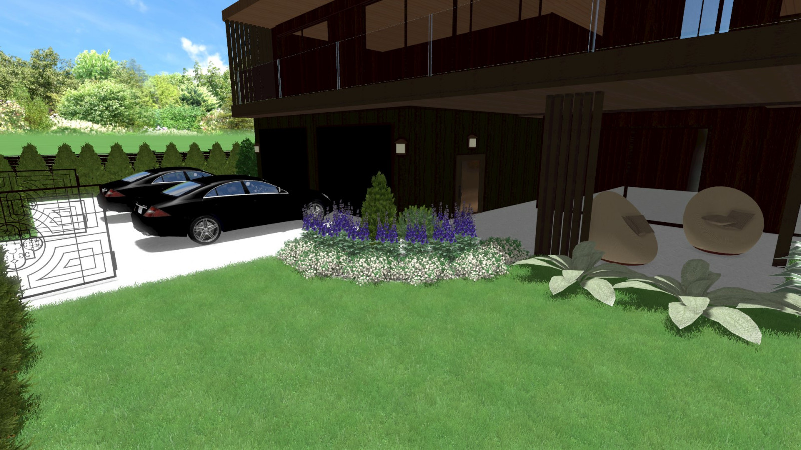 3D ландшафтный проект 1500 руб./сотка + все планы и чертежи