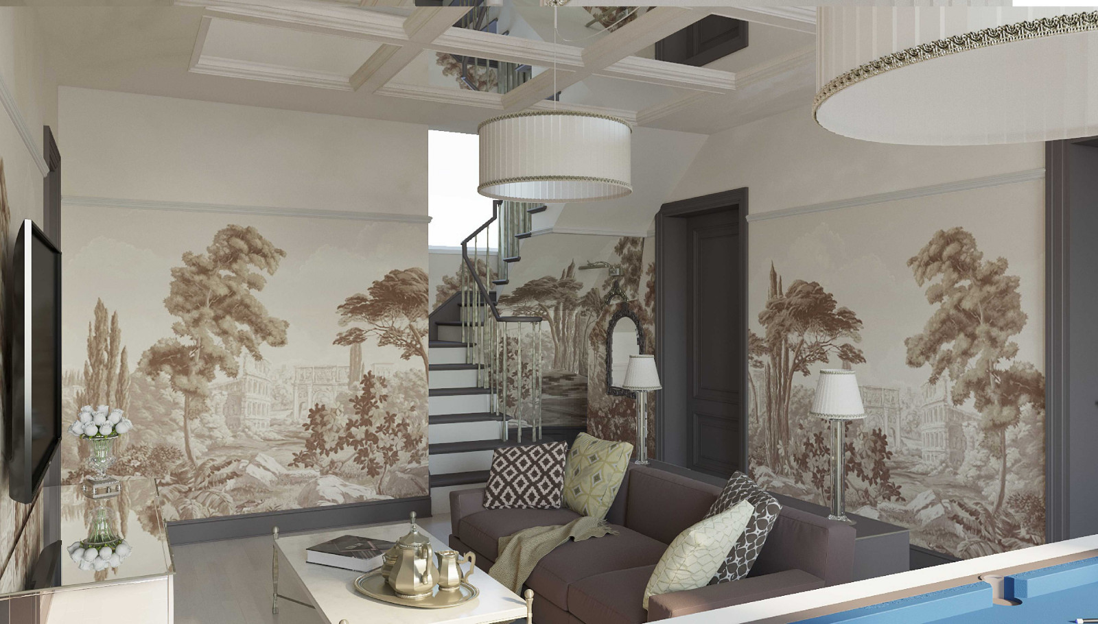 Гостиная в доме