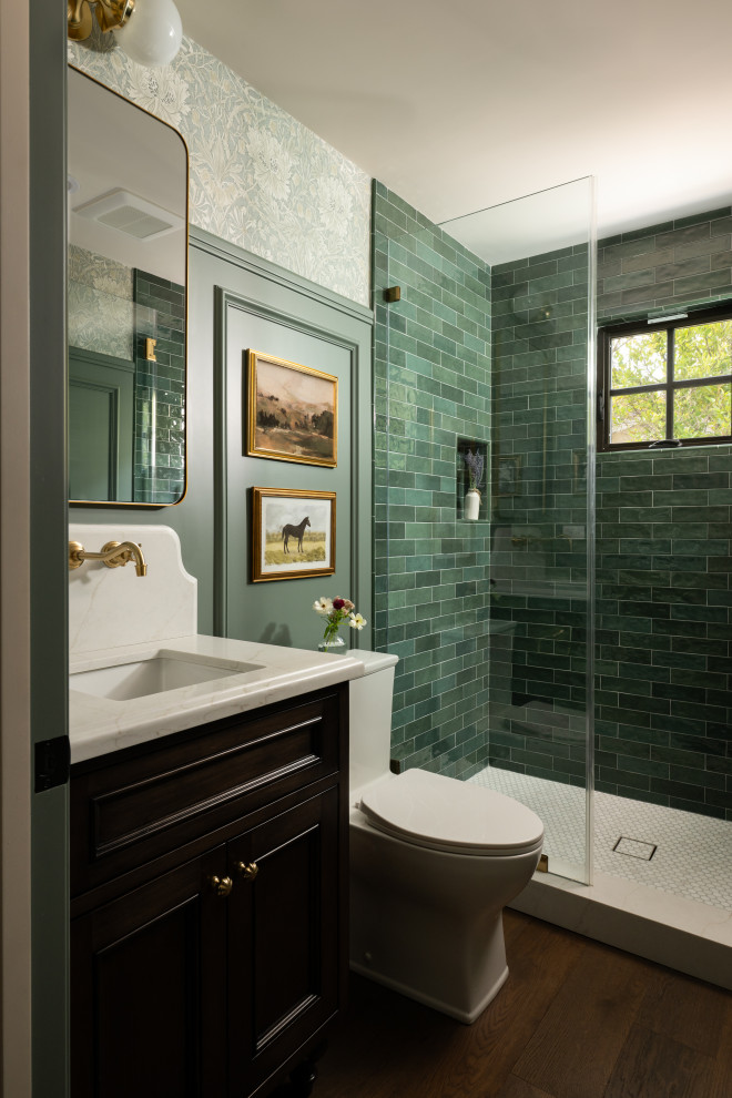 Bathroom - transitional bathroom idea in Orange County