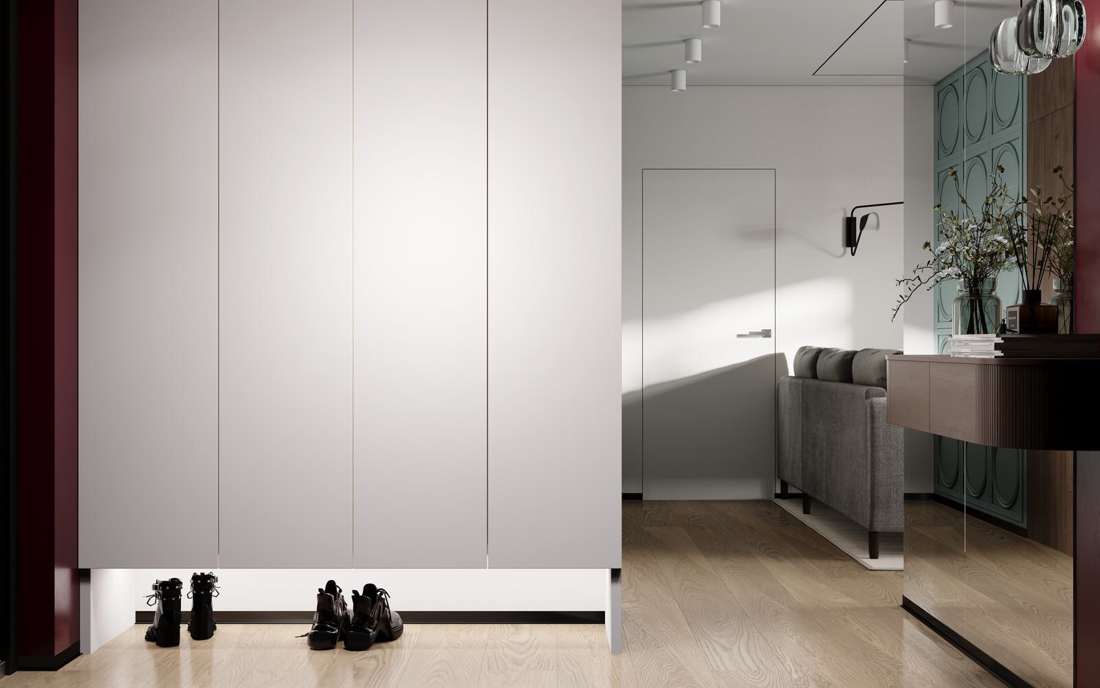 Стильный интерьер квартиры для семьи из трех человек