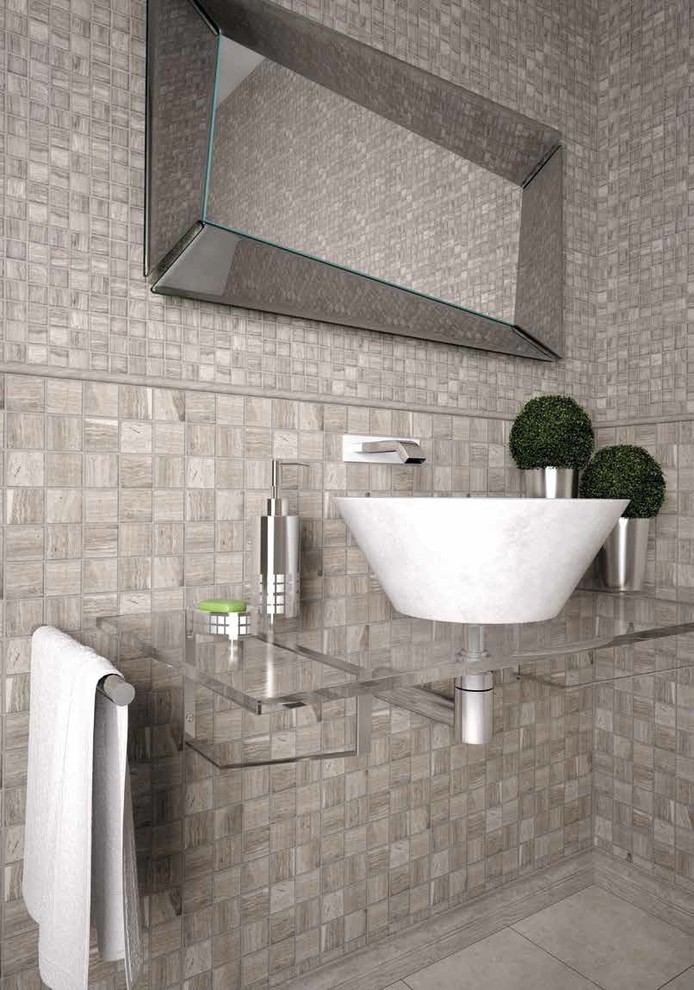 Мозаика из натурального камня в интерьере