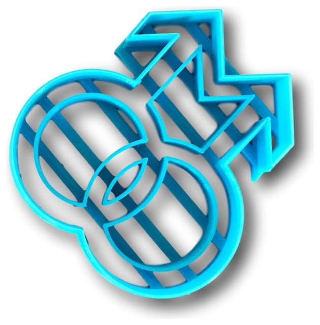 Om//AUM Hindu Sign Cookie Cutter
