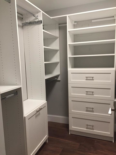 Shaker Drawers Closet New York Ny 10003 Modern Wardrobe