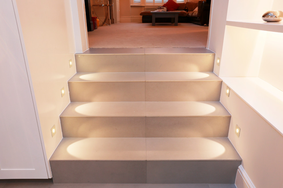 Expansive contemporary staircase in London.