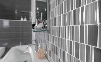 Example of a transitional home design design in New York