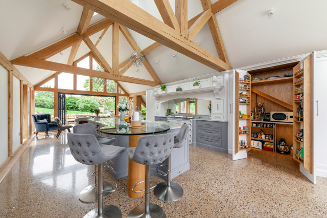 Barn conversion kitchen 2.0 contemporary-koek