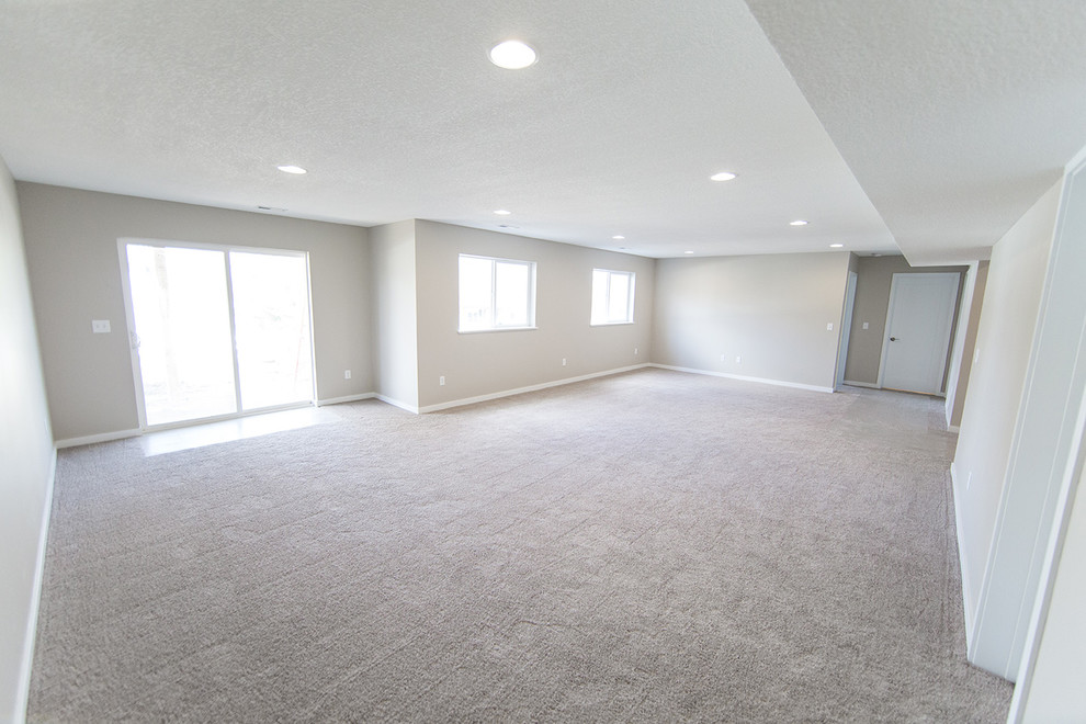 Home design - transitional home design idea in Cedar Rapids