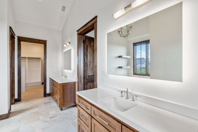 Decker Farms Modern Farmhouse - Country - Bathroom - Dallas - by First ...