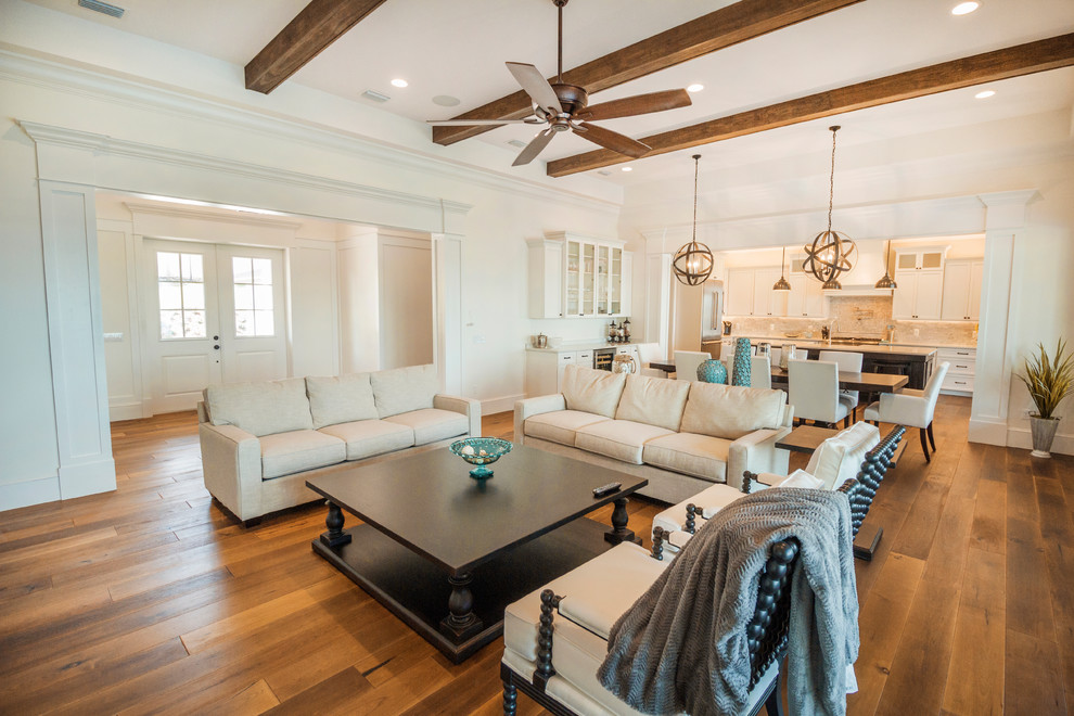 West Indies Lagoon House - Beach Style - Family Room - Orlando - by ...