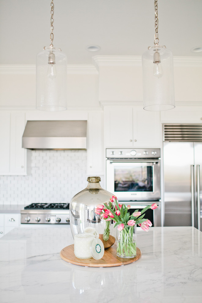 Inspiration for a transitional kitchen remodel in Orange County