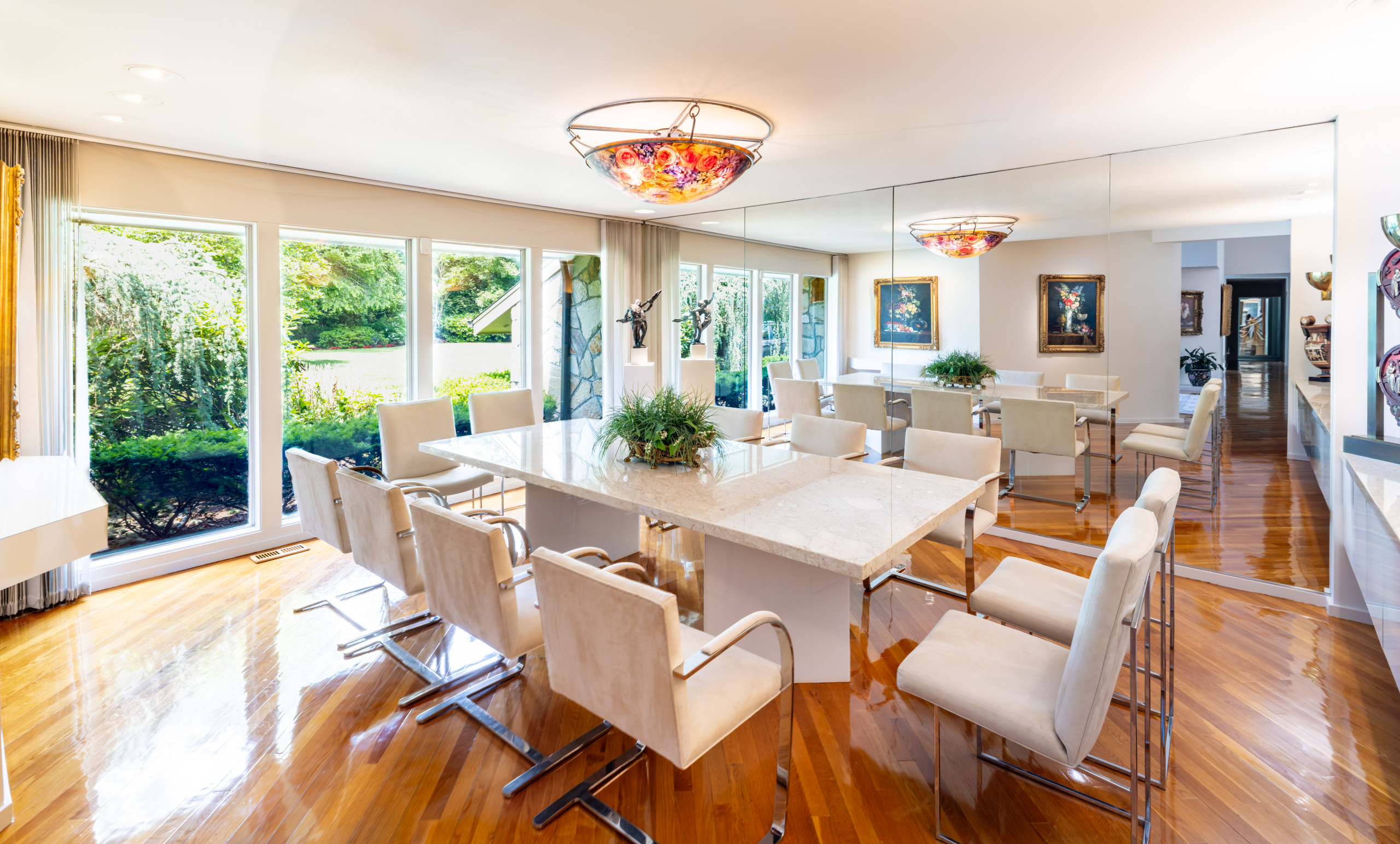 Contemporary Private Home with Extensive Art Collection