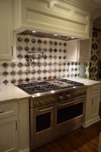 Inspiration for a transitional kitchen remodel in New York