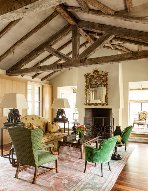 Deloache Residence mediterranean-living-room