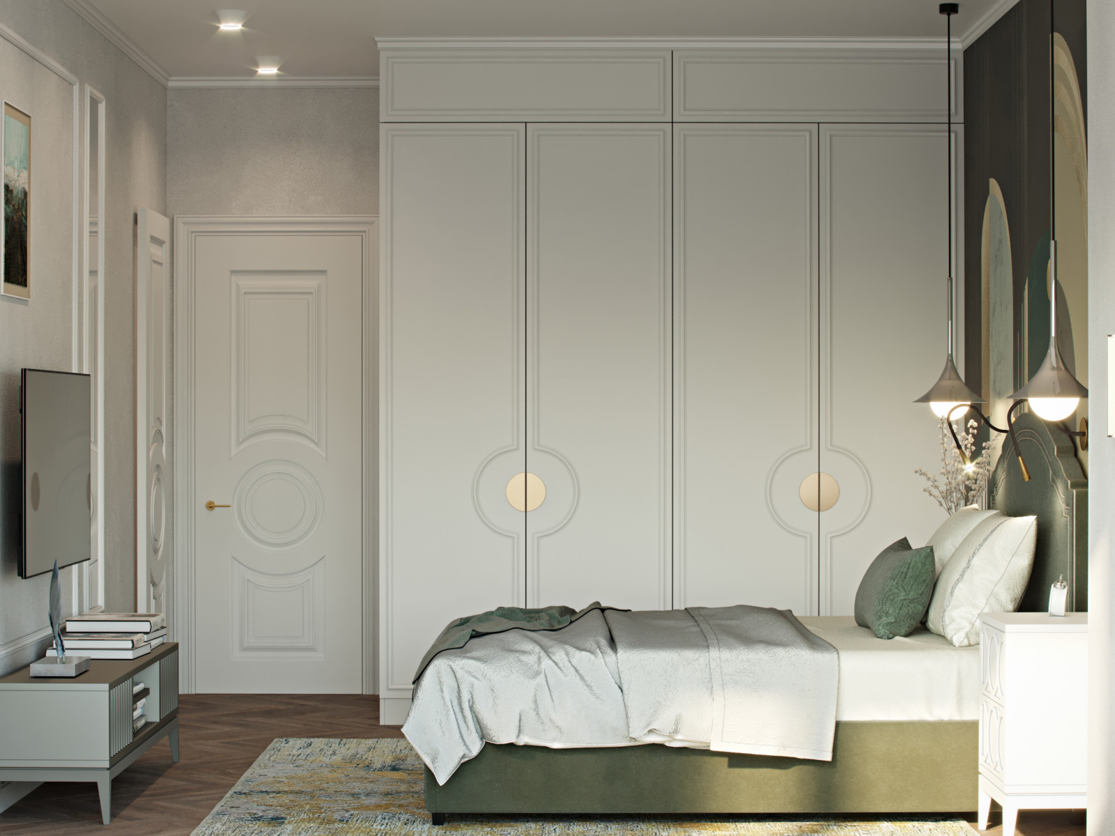 Проект трехкомнатной квартиры для дамы с собачкой.