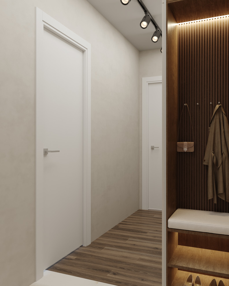 Полный проект двухкомнатной квартиры для молодой растущей семьи