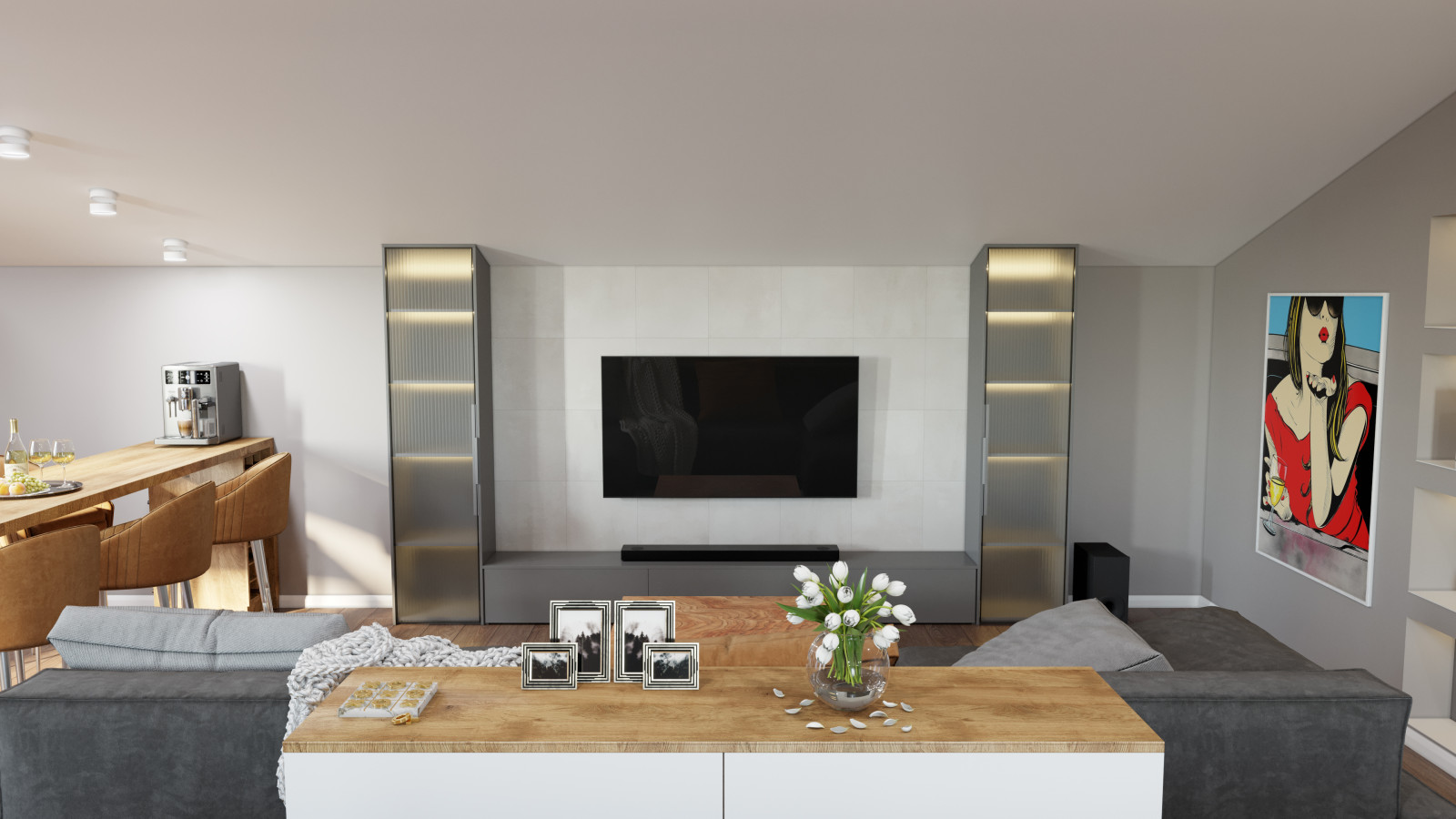 Дизайн мансардного этажа