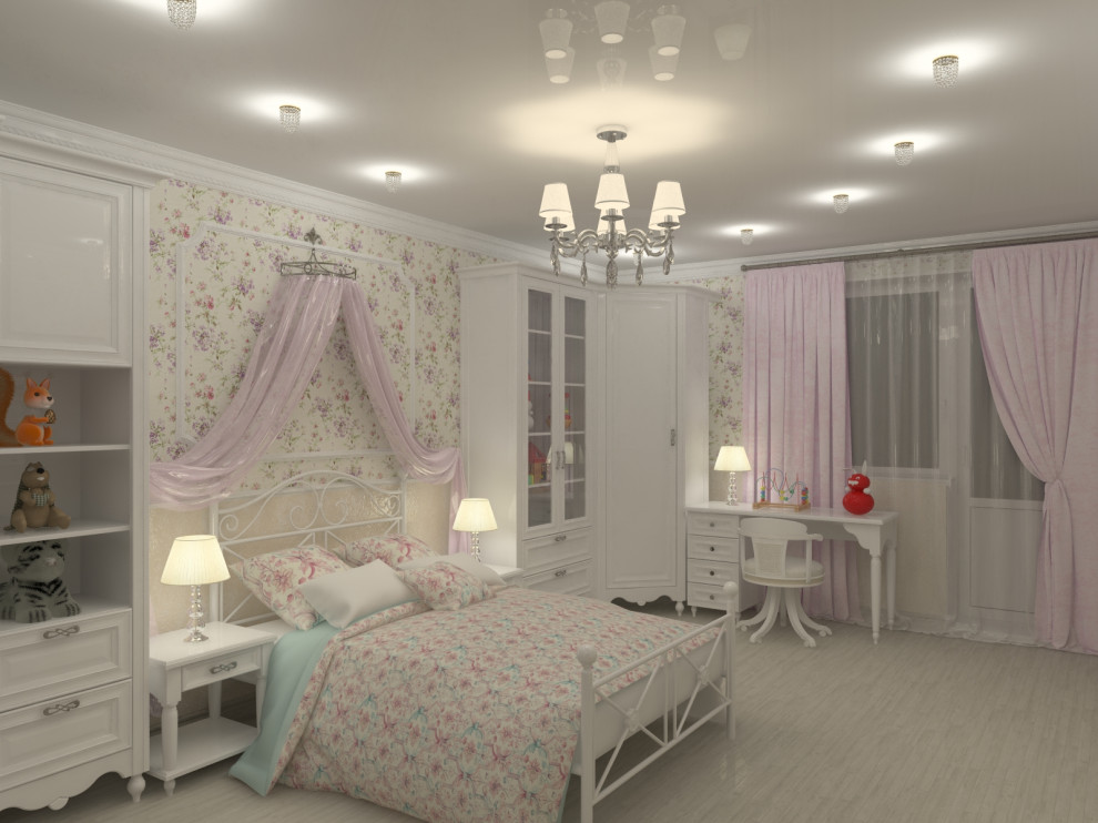 Детская для девочки 21 кв.м