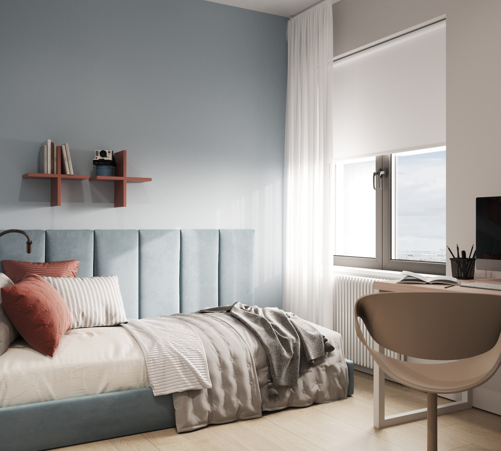 Проект 3-х комн. квартиры для семьи с 2 детьми в ЖК iLona, Санкт-Петербург, 2022