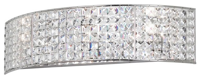 Mila 3 Light Crystal Vanity Fixture Mila 3 Light Crystal Vanity Fixture