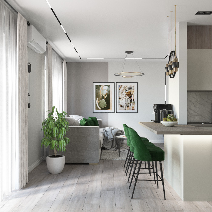 Дизайн двухуровневой квартиры