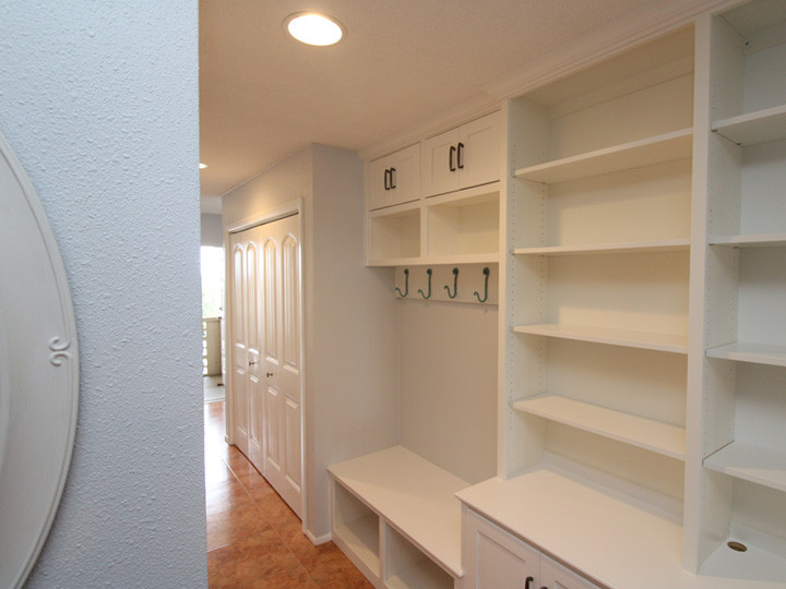 Stylish Custom Floor to Ceiling BuiltIn Bookshelves Tampa by