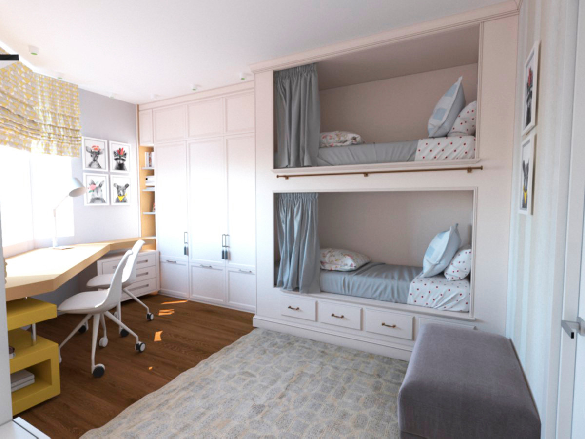 Детская комната для двух детей