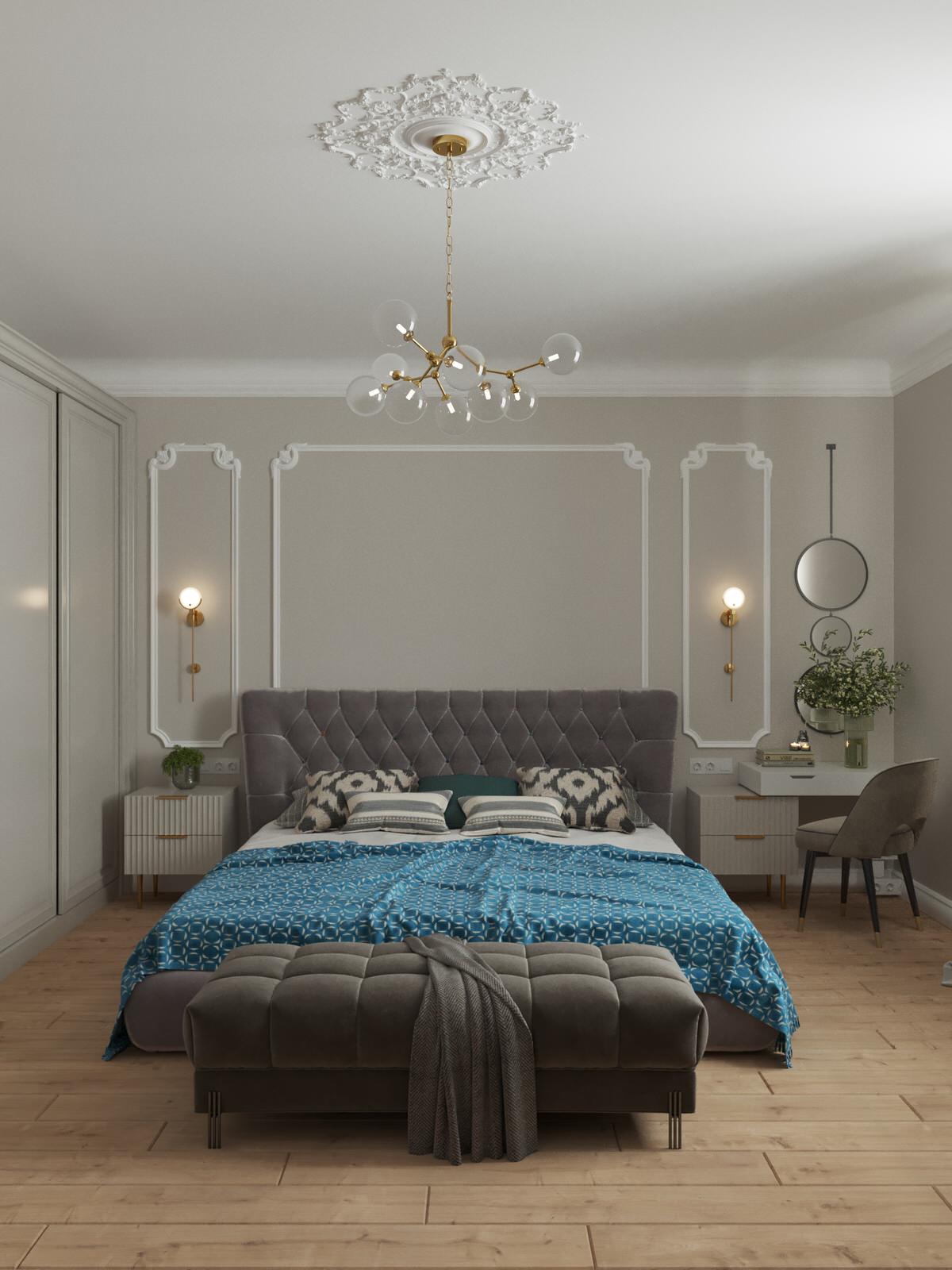 Комната в стиле неоклассика