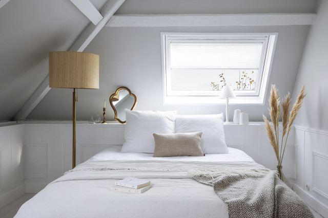 R&eacute;sidence secondaire Normandie scandinavian-bedroom