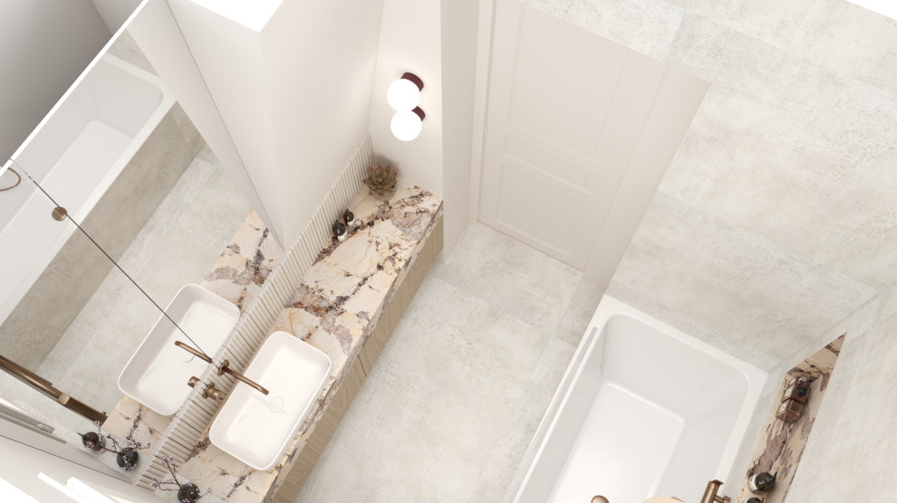 Projet - Salle de bain - Vue 3D