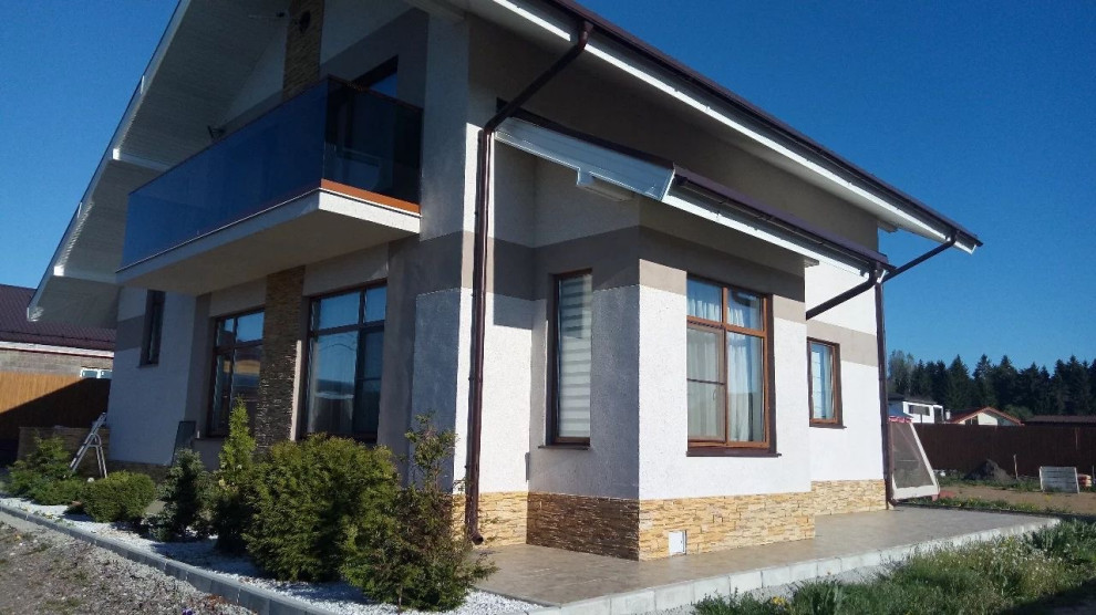 Загородное строительство домов из газобетона и кирпича