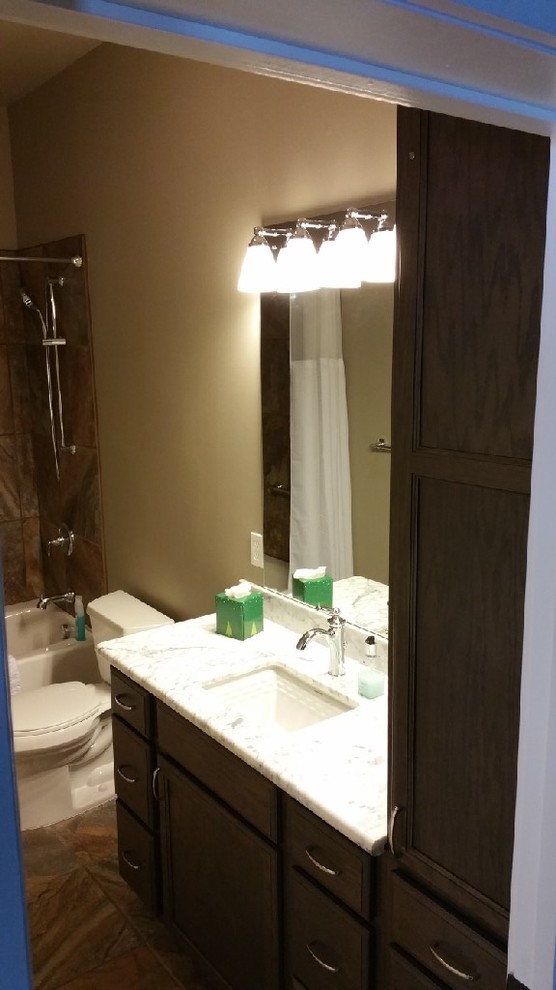 Inspiration for a transitional bathroom remodel in Seattle