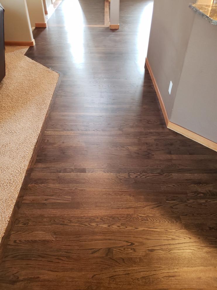 Hardwood Elegance with Custom Inlays & Entry Border