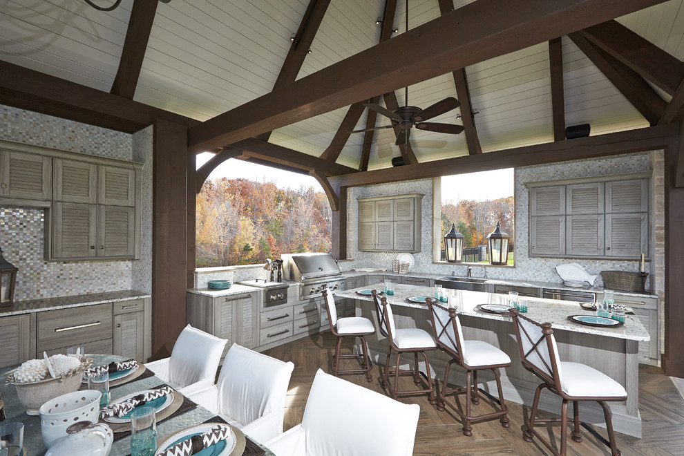 Patio - traditional patio idea in Other