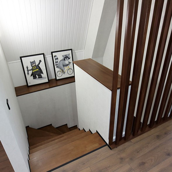 Реализованный интерьер таунхауса в Афонино