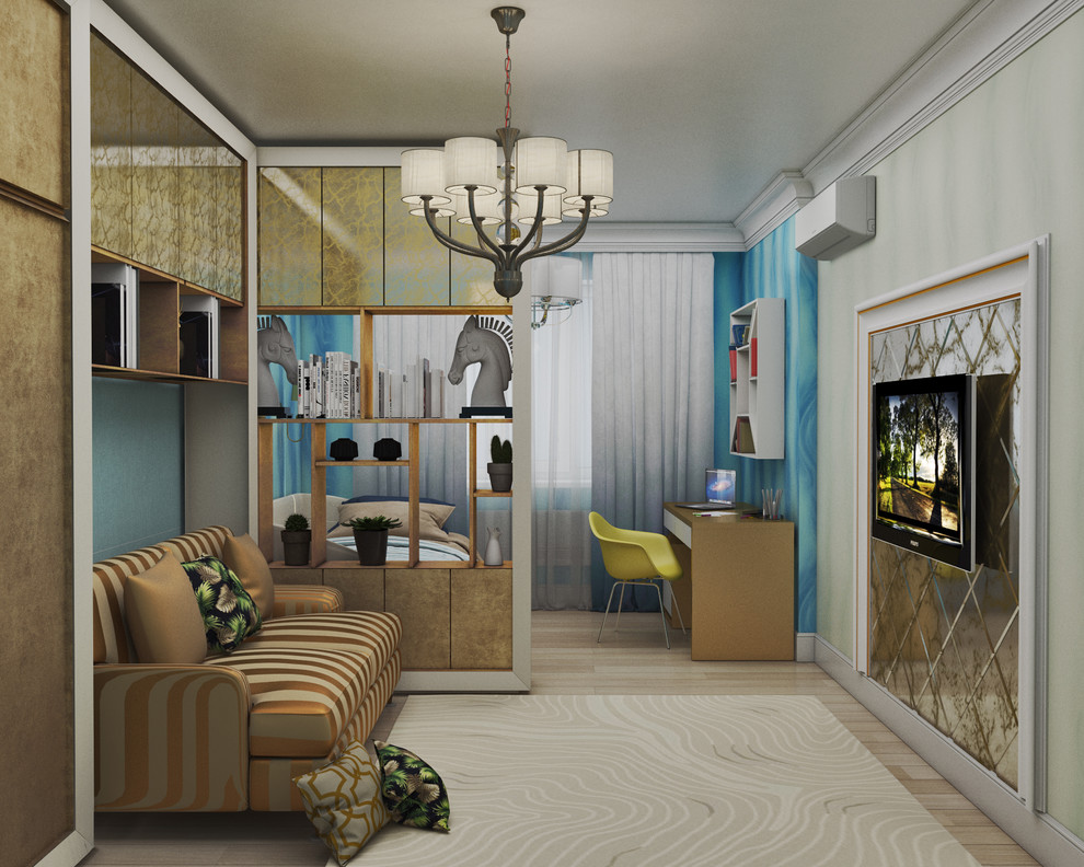 Двухкомнатная квартира в стиле Art Deco