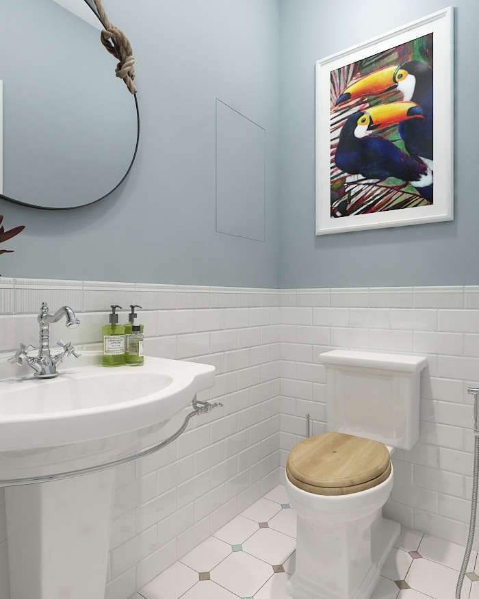 Квартира "Морской бриз" в стиле сканди 90 кв.м. в