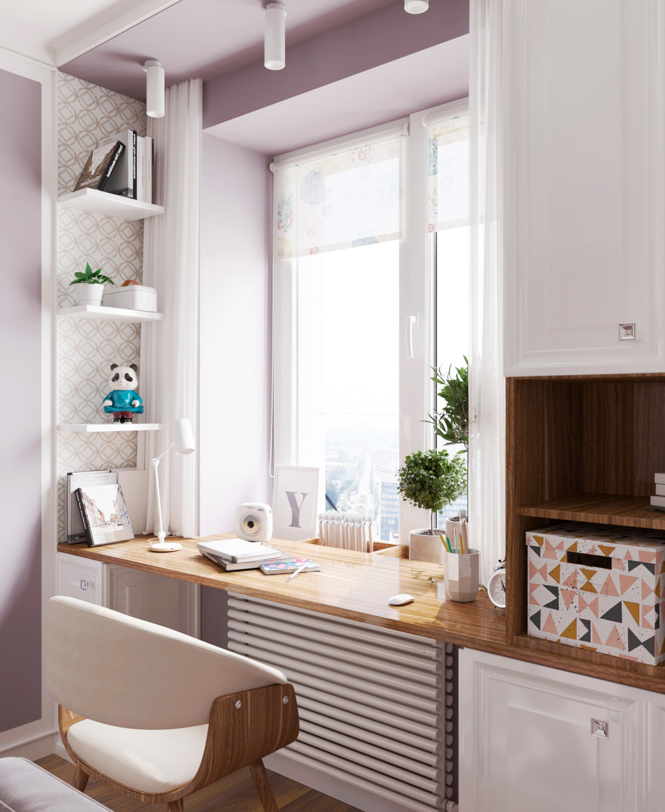 Квартира для молодой мамы и дочки 54 кв.м.