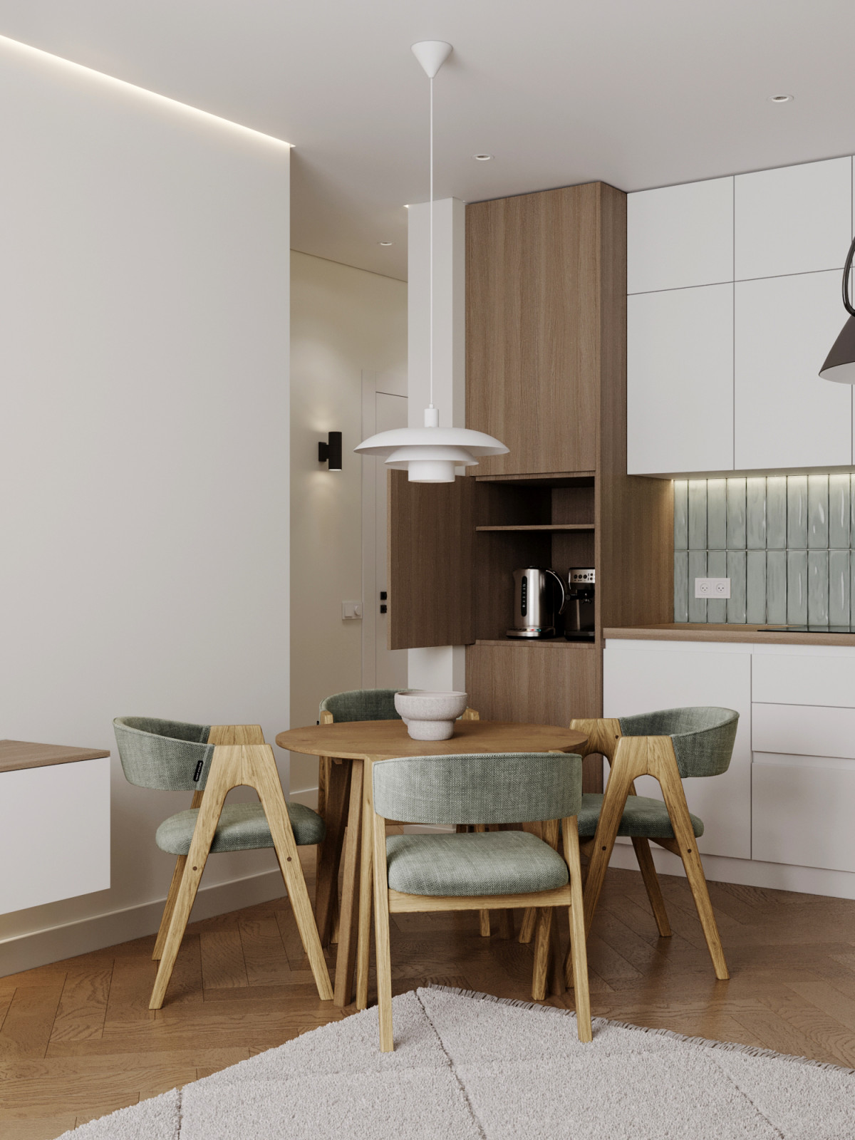 Трехкомнатная квартира в городе Дубнаа