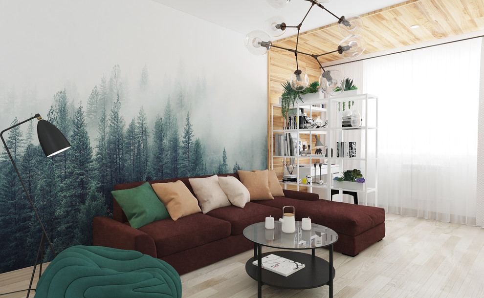 Квартира для молодой девушки в скандинавском стиле