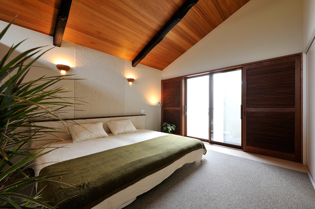 本社モデルハウス asian-bedroom