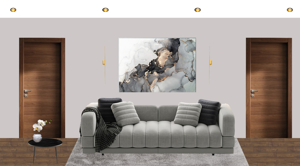 Коллажи гостиная