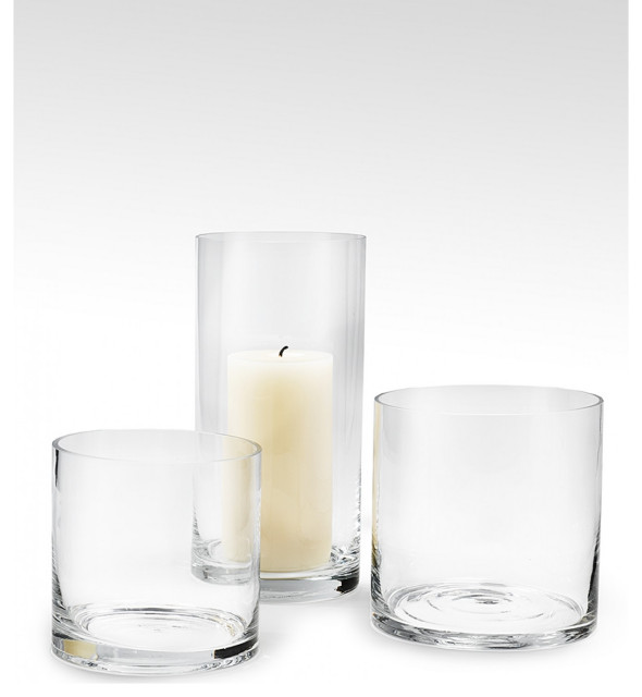 6pc Clear Square Glass Vase Cube 4-Inch 4x4x4 Centerpiece Candle Holder Lot 
